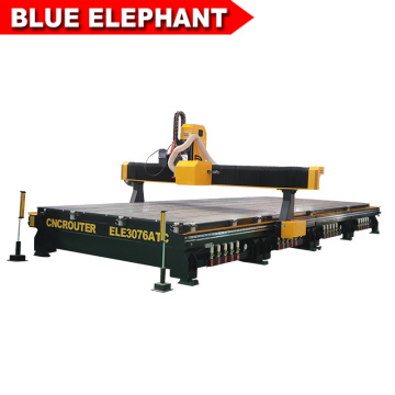 BLUE ELEPHANT Nueva gran talla de madera cnc máquina 3000 * 7600 con multifunción